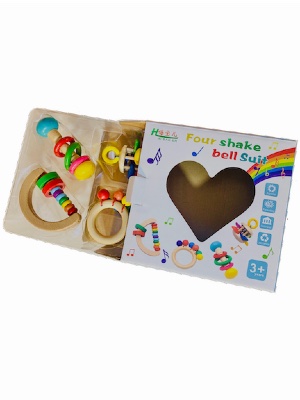 Coloured Rattle Set